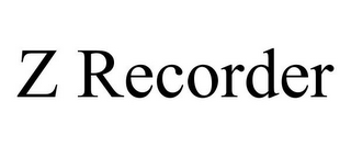 Z RECORDER