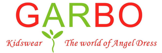 GARBO KIDSWEAR THE WORLD OF ANGEL DRESS