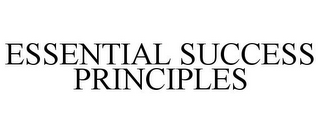 ESSENTIAL SUCCESS PRINCIPLES