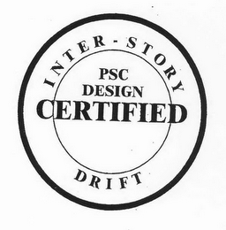 INTER-STORY DRIFT PSC DESIGN CERTIFIED