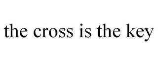 THE CROSS IS THE KEY