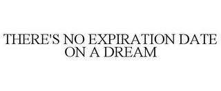 THERE'S NO EXPIRATION DATE ON A DREAM