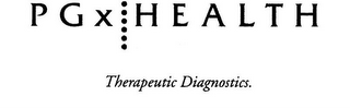 PGXHEALTH THERAPEUTIC DIAGNOSTICS.