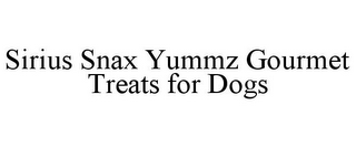 SIRIUS SNAX YUMMZ GOURMET TREATS FOR DOGS