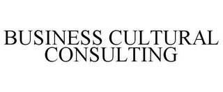 BUSINESS CULTURAL CONSULTING