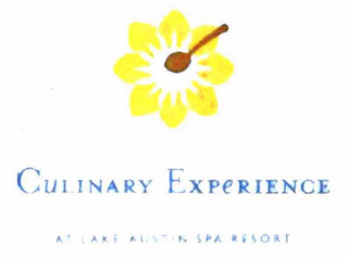 CULINARY EXPERIENCE AT LAKE AUSTIN SPA RESORT