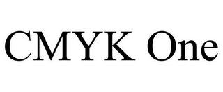 CMYK ONE