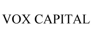 VOX CAPITAL