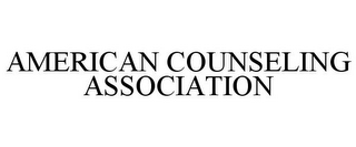 AMERICAN COUNSELING ASSOCIATION