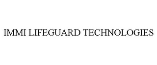 IMMI LIFEGUARD TECHNOLOGIES