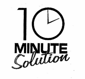 10 MINUTE SOLUTION