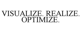 VISUALIZE. REALIZE. OPTIMIZE.