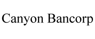 CANYON BANCORP