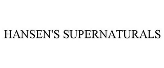 HANSEN'S SUPERNATURALS