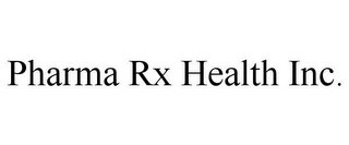 PHARMA RX HEALTH INC.