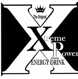 X X TREME POWER ENERGY DRINK THE ORIGINAL B & W