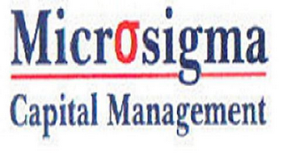 MICROSIGMA CAPITAL MANAGEMENT