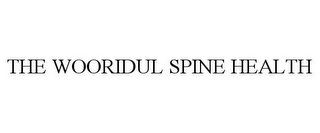 THE WOORIDUL SPINE HEALTH