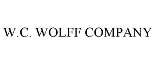 W.C. WOLFF COMPANY