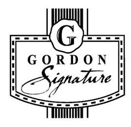 G GORDON SIGNATURE