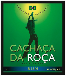 CACHAÇA DA ROÇA RUM BRAZILIAN RUM IMPORTED FROM BRAZIL