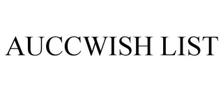 AUCCWISH LIST