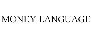 MONEY LANGUAGE