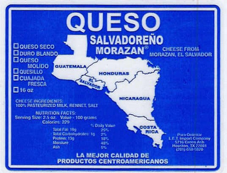 QUESO SALVADOREÑO MORAZAN