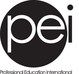 PEI PROFESSIONAL EDUCATION INTERNATIONAL