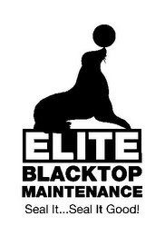 ELITE BLACKTOP MAINTENANCE SEAL IT...SEAL IT GOOD!