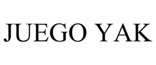 JUEGO YAK