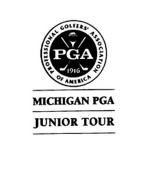 PROFESSIONAL GOLFERS' ASSOCIATION OF AMERICA PGA 1916 MICHIGAN PGA JUNIOR TOUR