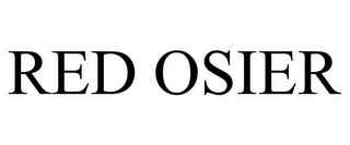 RED OSIER