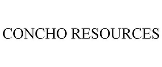 CONCHO RESOURCES