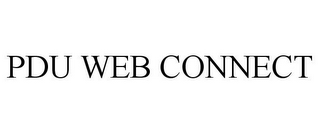 PDU WEB CONNECT