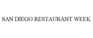 SAN DIEGO RESTAURANT WEEK