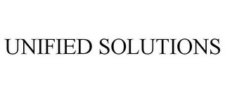 UNIFIED SOLUTIONS