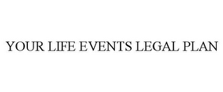YOUR LIFE EVENTS LEGAL PLAN
