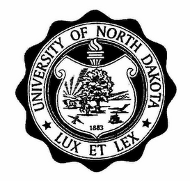 UNIVERSITY OF NORTH DAKOTA LUX ET LEX 1883