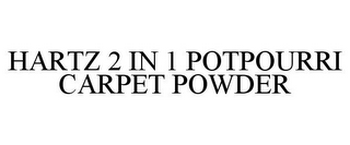 HARTZ 2 IN 1 POTPOURRI CARPET POWDER