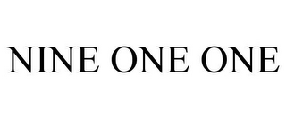 NINE ONE ONE