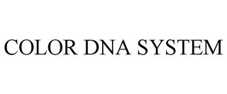 COLOR DNA SYSTEM