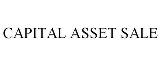 CAPITAL ASSET SALE