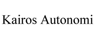 KAIROS AUTONOMI