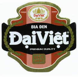 DAIVIÊT BIA DEN PREMIUM QUALITY BEER EXPORT TRADE MARK SENPRODIMEX VIETNAM BEER HONG SENG BREWERY