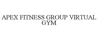 APEX FITNESS GROUP VIRTUAL GYM
