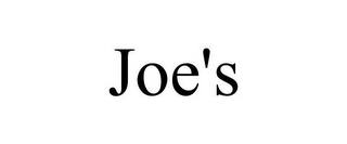 JOE'S