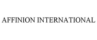 AFFINION INTERNATIONAL