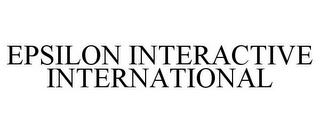 EPSILON INTERACTIVE INTERNATIONAL