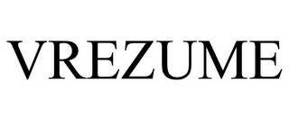 VREZUME